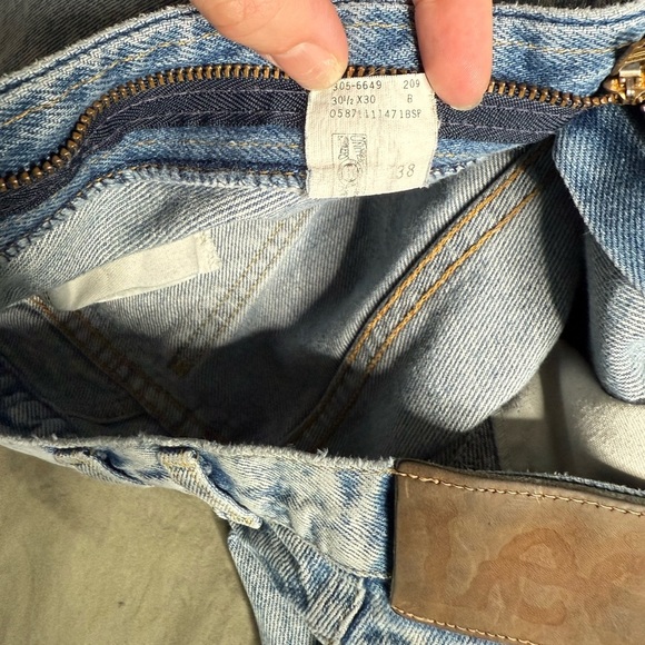 Vtg LEE Acid Wash Jeans Size 14 Medium High Rise Tapered Fit 80s/90s Y2K RARE - Picture 7 of 14